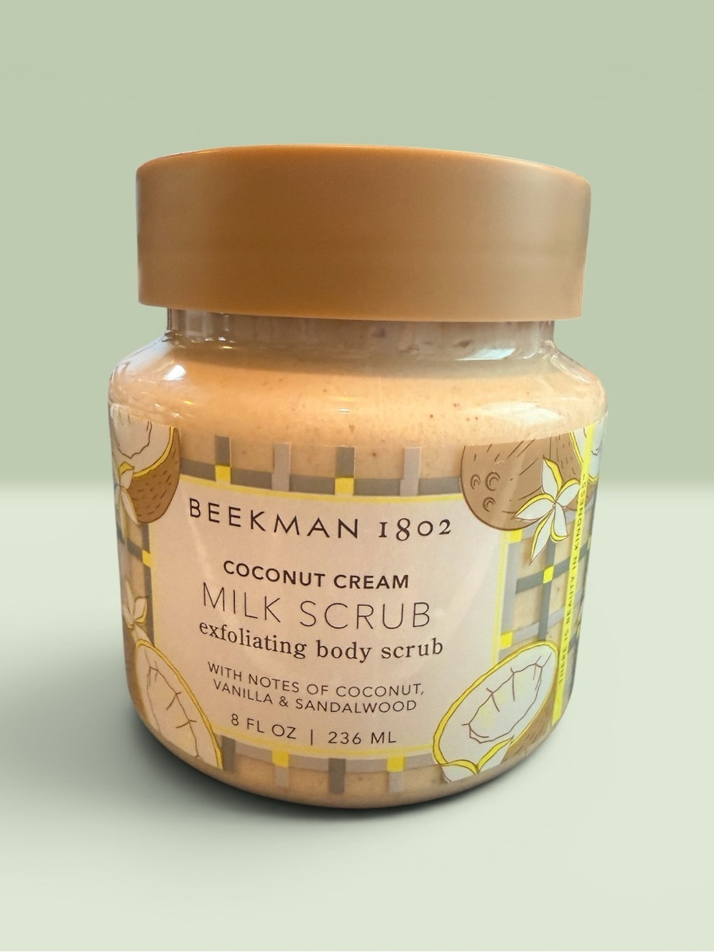 Beekman 1802 Coconut Cream Milk Scrub - Tan & Cream